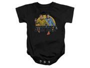 Trevco Star Trek Phasers Ready Infant Snapsuit Black Small 6 Mos