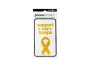 Bulk Buys CG131 24 Support Our Troops Phone Stones Stickers