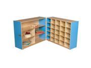Wood Designs 23639B Shelf Fold Storage Without Trays Blueberry