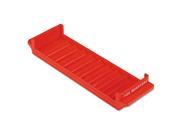 PM Company 05040 Plastic Rolled Coin Trays w Capacity Denomination Printed On Side Orange
