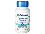 Life Extension 1939 Optimized Folate 100 Vegetarian Tablets