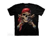 The Mountain 1015623 Skull Muskets T Shirt Extra Large