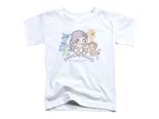 Trevco Boop Peek A Boo Short Sleeve Toddler Tee White Large 4T