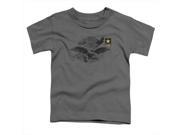 Army Left Chest Short Sleeve Toddler Tee Charcoal Medium 3T