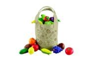Learning Resources New Sprouts Fresh Picked Fruits And Veggie Tote Play Food Set