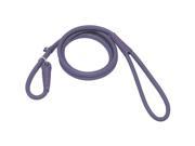 Dogline L2052 9 60 L x 0.38 W in. Round Leather Slip Lead Purple