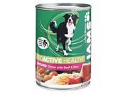 Iams 01330 13.2 oz. Savory Dinner With Meaty Beef Rice Can Dog Food Pack Of 12