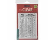 Hero Arts HA CL908 Clear Stamps 4 x 6 in. Sparkle Borders