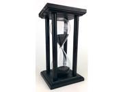 Cray Cray Supply Square Black Hourglass with Black Sand