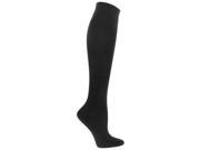 Sugar Free Sox 31101 Womens Compression Socks Black