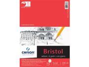 Canson C100511017 Foundation Series Vellum Bristol 9 in. x 12 in.
