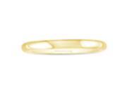 SuperJeweler D 209 14Y z7 Popular 2Mm 14K Yellow Gold Ladies And Mens Wedding Band Size 7