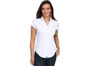 Scully PSL 066 WHT XL Female Cantina Shirt White Extra Large