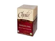 Choice Organic Teas 848697 Choice Organic Teas Darjeeling Tea 16 Tea Bags Case of 6