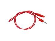 American Educational Products 7 199 22 R Alligator Clip Banana Plug Connector Cord 36 In. Red