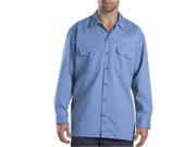Dickies 574GB S Mens Long Sleeve Twill Work Shirt Gulf Blue Small
