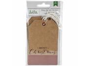 American Crafts 340085 Holiday Tags 1 Kraft With Gold Foil