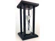Cray Cray Supply Square Black Hourglass with White Sand