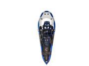 Crescent Moon Gold 9 Men Trail and Mountain Hiking Snowshoe Lollipop Blue up to 195 lbs.