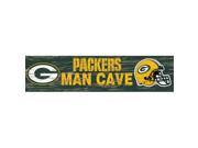 Fan Creations N0580L Green Bay Packers Distressed Man Cave Sign 24