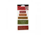 Bulk Buys Cg297 Thanksgiving Woven Labels Pack Of 24