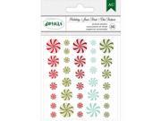 American Crafts 340567 Holiday Details Enamel Dots 3 Candy