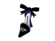 Baltimore Ravens High Heeled Shoe Ornament