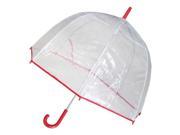 Conch Umbrellas 1265Red Bubble Clear Umbrella Dome Shape Clear Umbrella