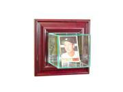 Perfect Cases WMCRD C Wall Mounted Card Display Case Cherry