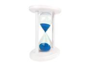 Cray Cray Supply White Oval Hourglass with Blue Sand