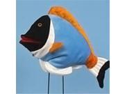 Sunny Toys NP8134 16 In. Tropical Fish Powder Blue Animal Puppet