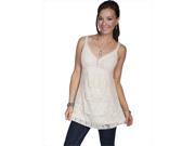 Scully HC99 IVO S Womens Honey Creek Camisole Ivory Small