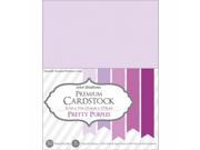 Darice GX220063 Coredinations Value Pack Cardstock Pretty Purple 8.5 x 11 in.
