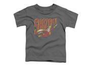Trevco Dc Retro Marvel Short Sleeve Toddler Tee Charcoal Large 4T