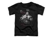 Trevco Bruce Lee The Dragon Short Sleeve Toddler Tee Black Large 4T