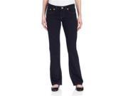 Dickies FD138DSW 2 S Womens Relaxed Boot Cut Jean Dark Stone Wash 2 Short