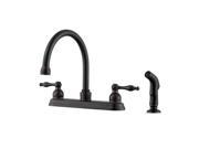 Design House 546101 Saratoga Kitchen Faucet with Side Sprayer Oil Rubbed Bronze