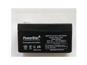 PowerStar AGM1213 34 12V 1.2Ah SLA Sealed Lead Acid Battery for UB1213 NP1.2 1