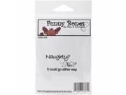 Riley Company RWD478 Funny Bones Cling Stamp 2.25 x 1 in. Naughty Or Nice