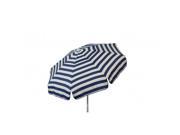 Heininger Holdings 1402 Euro 6 ft. Umbrella Stripe Navy And Vanilla Patio Pole