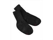 Hanes 421 10 Boys Crew Ez Sort Socks Size Large Black 10 Pack