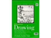 Strathmore 11 x 14 in. 30 Percent Post Consumer Fiber Wire Binding Acid Free Recycled Drawing Pad 24 Sheets
