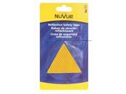 Nuvue 2646 Triangles Reflective Tape Amber 3 In.