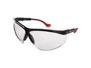 Sperian Protection Americas S3300 Genesis XC Two Shot Safety Glasses Black Frame Clear Lens