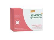 Seventh Generation 50 Ct. Pantiliners Chlorine Free Case Of 12