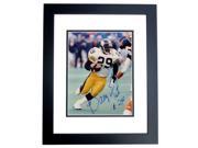 8 x 10 in. Barry Foster Autographed Pittsburgh Steelers Photo Black Custom Frame