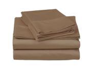 Impressions C500KGSH SLTP 500 King Sheet Set Cotton Solid Taupe