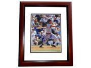 8 x 10 in. Alan Trammell Autographed Detroit Tigers Photo Mahogany Custom Frame
