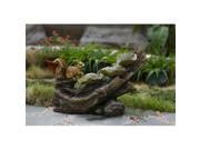 JecoInc FCL101 Tree Trunk and Squirrel Water Fountain