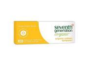 Seventh Generation 20 Ct. Applicator Free Regular Tampons Case Of 12